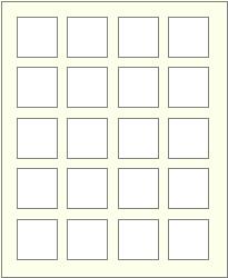 20 aperture square portrait hanging