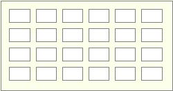 24 aperture rectangle landscape