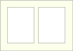 Takes 2 6" x 8" photos