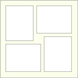 Takes 4 10" x 8" photos