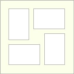 Takes 4 6" x 4" photos