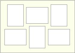 Takes 6 8" x 6" photos