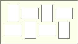 Takes 8 6" x 4" photos