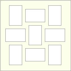 Takes 9 6" x 4" photos