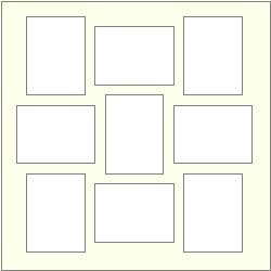 Takes 9 8" x 6" photos