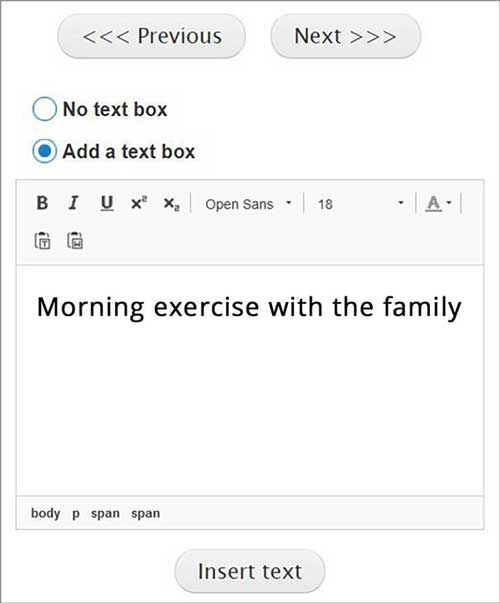 Add a text box