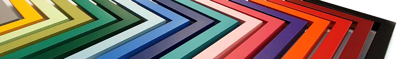 coloured picture frames
